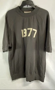 Essentials Men's Gray 1977 Pullover Sweatshirt L Streetwear - Picture 1 of 5