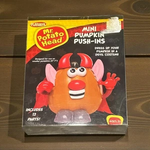 Mini calabaza Playskool Mr Potato Head 2012 empujadores decoración diablo Halloween - Imagen 1 de 2