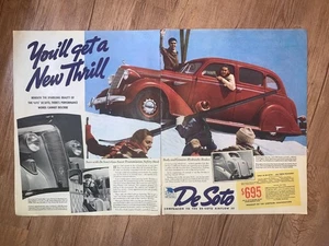 Zeitschriftenanzeige* - 1936 - De Soto - (zweiseitig) - Bild 1 von 1