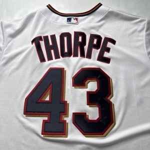 Lewis Thorpe MN Twins Trikot Herren Gr. XL weiß selten Baseball Pitcher MLB 43 Stitch - Bild 1 von 15