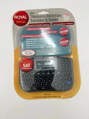 Royal Info to Go RP6S Thesaurus Dictionary Translator Speller Battery Operated - Image 1 of 4