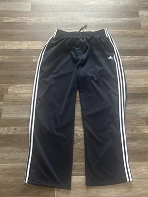 Pantalones deportivos Adidas Y2k 3 rayas holgados pierna ancha azules para hombre talla 2XL Foto 1 de 4