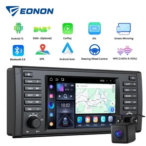 Eonon E39A13 Car Android 13 Stereo GPS Sat Nav WiFi Apple CarPlay for BMW E39 M5 - Picture 1 of 22