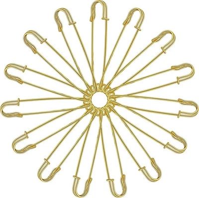 Imperdibles Seguridad Extragrandes De 4 Pulgadas Imperdibles Grandes Imperdibles - Image 1 of 4