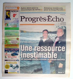  ANCIEN JOURNAL PROGRÈS ÉCHO DU 13 OCTOBRE 2013 - Picture 1 of 3