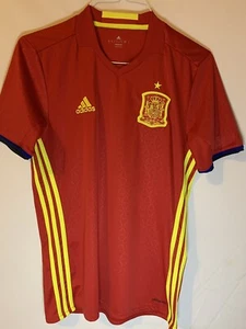 Adidas Maglia Calcio Nazionale Spagna 2016 Uomo Taglia M - Foto 1 di 7