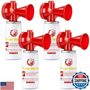 Dunkive 4 Pack Bear Horn to Scare Bears 1.4oz, Very Loud 120dB Bear Air Horns - Picture 1 of 5