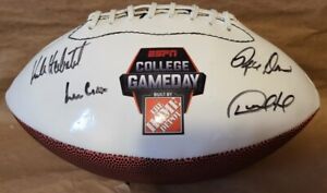 ESPN College Gameday Signed Autographed Football Corso Herbstreit Davis Howard