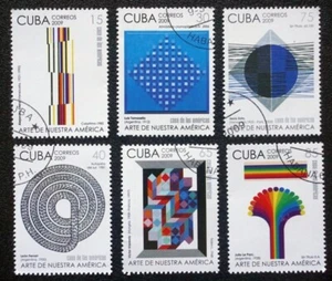 sCUBA Sc# 4935-4940 MODERN ART painting CPL SET of 6 2009 used cto - Picture 1 of 1