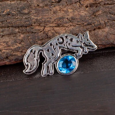 Swiss Blue Topaz Gemstone 925 Sterling Silver Jewelry Pendant 1.03" Gift For Mom - Image 1 of 4