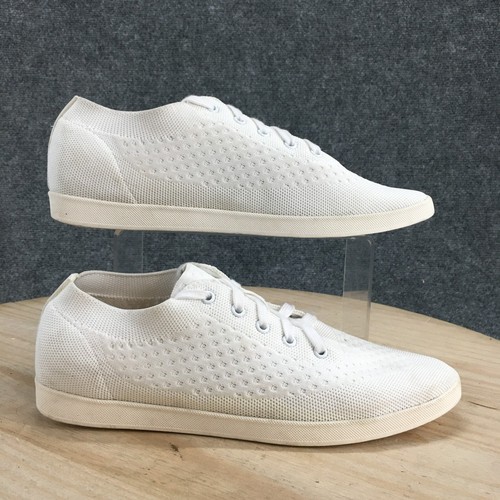 VANS Scarpe da ginnastica Van Eli donna 9 5 M Genka bianche punta a mandorla stringate comfort