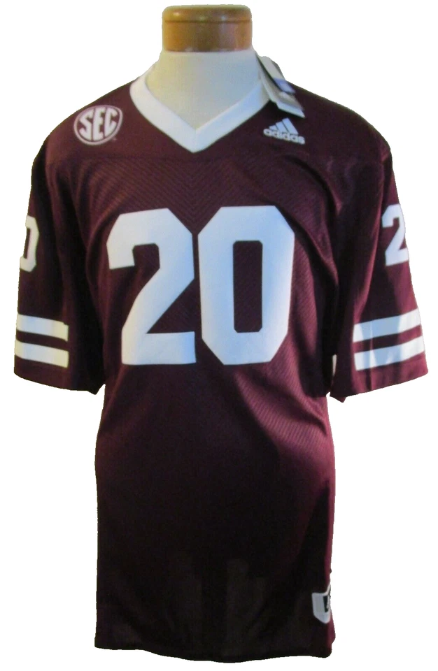 adidas Mississippi State Bulldogs Football Jersey Mens Size M FT1562