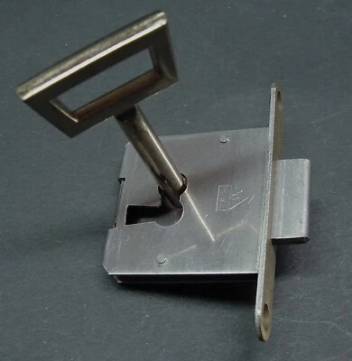 200 Möbel Einsteckschloss 25mm links 11x70mm vintage Schloss mit Schlüssel - Bild 1 von 4