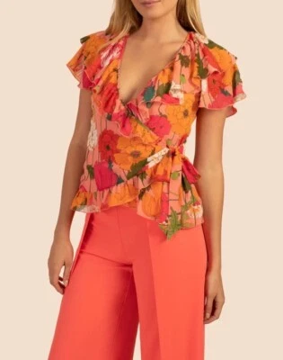 Trina Turk SPICY TOP . Size L. MSRP $278 - Image 1 of 4