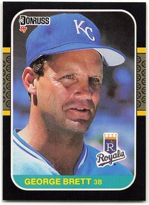 1987 Donruss  Baseball #54  George Brett Kansas City Royals
