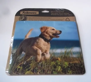 Puppy mouse pad. Fellowes. Made from recycled tire rubber, Made in USA. - Picture 1 of 7