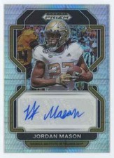 2022 Panini Prizm Draft Picks HYPER Jordan Mason Rookie Auto #RA-JMA C60