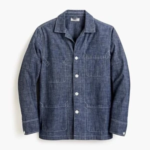J.Crew Wallace & Barnes Chambray Shirt Jacket Sz. XS NWOT RARE - Picture 1 of 8