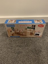 Sylvanian Families Cottage Kitchen Set RARE VINTAGE Furniture Calico Critters