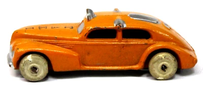 1930 Barclay #318 TAXI naranja con molde plateado de plomo aguanieve EXCELENTE Foto 1 de 4