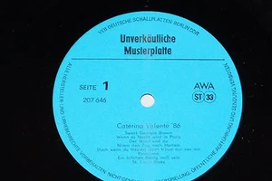 CATERINA VALENTE '86 - LP Musterplatte Promo VEB Amiga AWA DDR - Bild 1 von 1