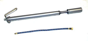 LUFTPUMPE - MIT EINSTECK SCHLAUCH SILBER - AWO  BMW DKW NSU TWN... - TOP F66S12* - Picture 1 of 1