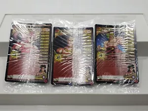 Dragon Ball Z DBZ CCG BR1 BR2 BR3 Broly Movie The Calm 2003 3 Pack Set Sealed - Picture 1 of 7