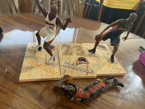 Lot of 3 McFarlane Golden State Warriors Loose Figures - Richardson, Jamison Cover