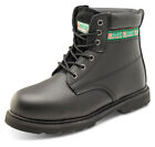 Click 6 Inch Boot Black Steel Toe Cap Midsole Leather Goodyear Welted Safety