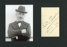 Arturo Toscanini CONDUCTOR autograph, signed postcard mounted