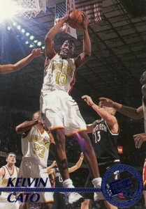 1997 Press Pass #10 Kelvin Cato Blue Torquers Excellent