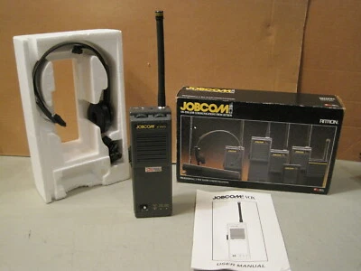 Jobcom Vox 100 Prfessional 2 Way Radio Walkie Talkie Headphone Manual Orig. Box - Image 1 of 4