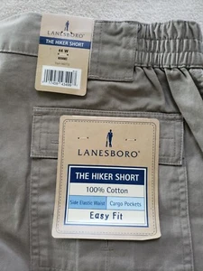 Lanesboro The Hiker Short Mens 44 W Khaki Hiking Short NWT - Picture 1 of 3