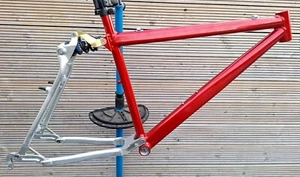 VGC Rare Sintesi X-Zerodue frame 19" Candy red silver Marzocchi Boss shock - Picture 1 of 16