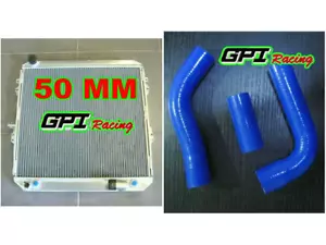 FOR 52mm Aluminum Radiator+Hose Toyota Hilux LN106 LN111 2.8L Diesel 88-97 AT/MT - Picture 1 of 10