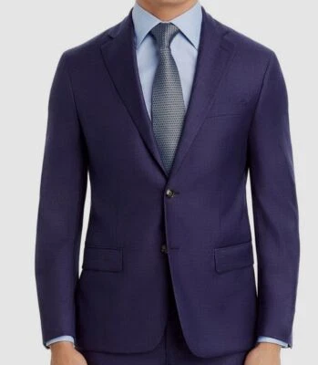 Traje Chaqueta Robert Graham Para Hombre Púrpura Ajuste Moderno Piel de Tiburón Lana Talla 46R Foto 1 de 3