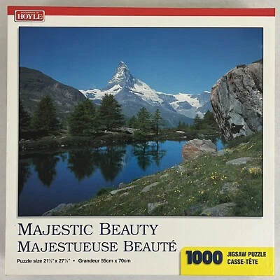 Rompecabezas Hoyle 1000 piezas belleza majestuosa 21,5 x 27,5 hecho en EE. UU. NUEVO DE STOCK sellado Foto 1 de 2