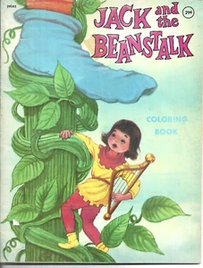 Jack & the Beanstalk Vintage Coloring Book Unused Modern Promotions #29082 Rare - Picture 1 of 1