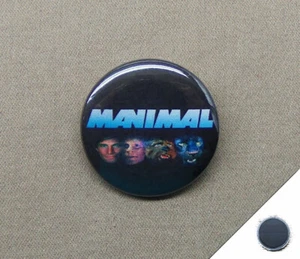 Logo Manimal 1.25” Imán Repro 80’s Culto Programa de TV Panther Hawk Transformations - Imagen 1 de 4