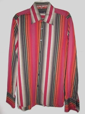 CAMISA DE VESTIR KENNETH COLE NEW YORK PARA HOMBRE CON BOTONES DELANTEROS MULTICOLOR TALLA XL Foto 1 de 4