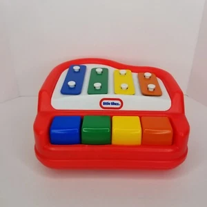Little Tikes Vintage Tap A Tune Piano Xylophone Musical Toy Red - Picture 1 of 9