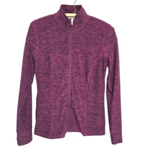 Talbots Womens Full-Zip Purple Heather Jacket Small Lightweight Activewear - Picture 1 of 11