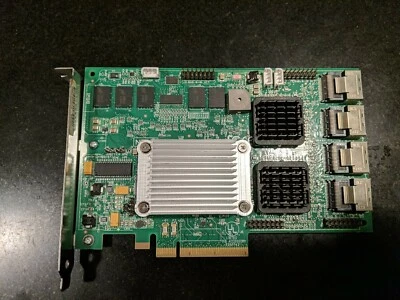 Controlador Mega RAID SATA LSI 84016E L3-01114-01C + Batería de respaldo LSI iBBU01 Foto 1 de 4