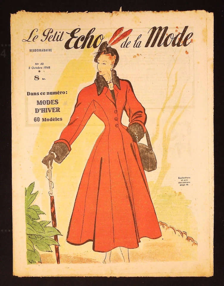 Le Petit Echo de la Mode année 1948, Ancien magazine Français N°40 - Photo 1/1