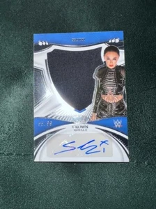 2023 Chronicles WWE Crown Royale Silhouettes Shotzi Auto Relic /99 #SL-SHZ 55/99 - Afbeelding 1 van 2