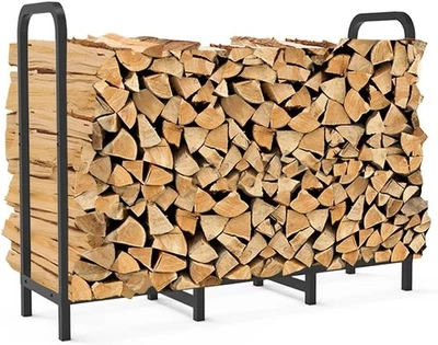 Rejilla para leña chimenea de acero estufa de leña soporte para leña US Foto 1 de 4