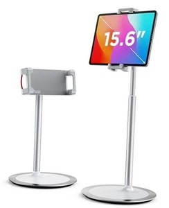 Tablet Stand Holder, Height Adjustable Portable Monitor Stand, 360 Degree - Picture 1 of 7