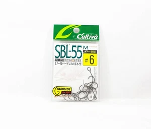 Owner SBL-55M Single Hook for Lure Barbless Size 6 (8730) - Picture 1 of 6