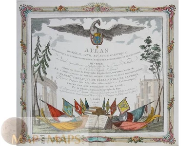 Atlas Général, Civil et Ecclésiastique – Title Page by Brion de la Tour, 1766 - Image 1 of 2