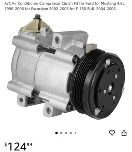A/C Air Conditioner Compressor Clutch Fit for Ford for Mustang 4.6L 1996-2006 - Picture 1 of 1